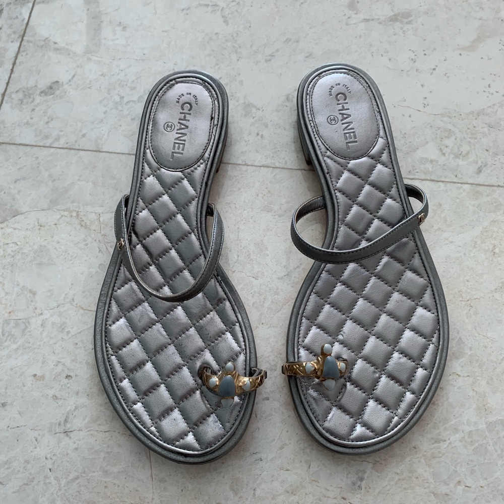 Chanel sandals, almost new